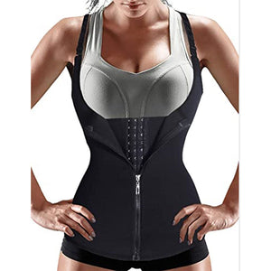 Vest -Ordinary Black nylon Neoprene Corset Sport Girdle Women, Spandex